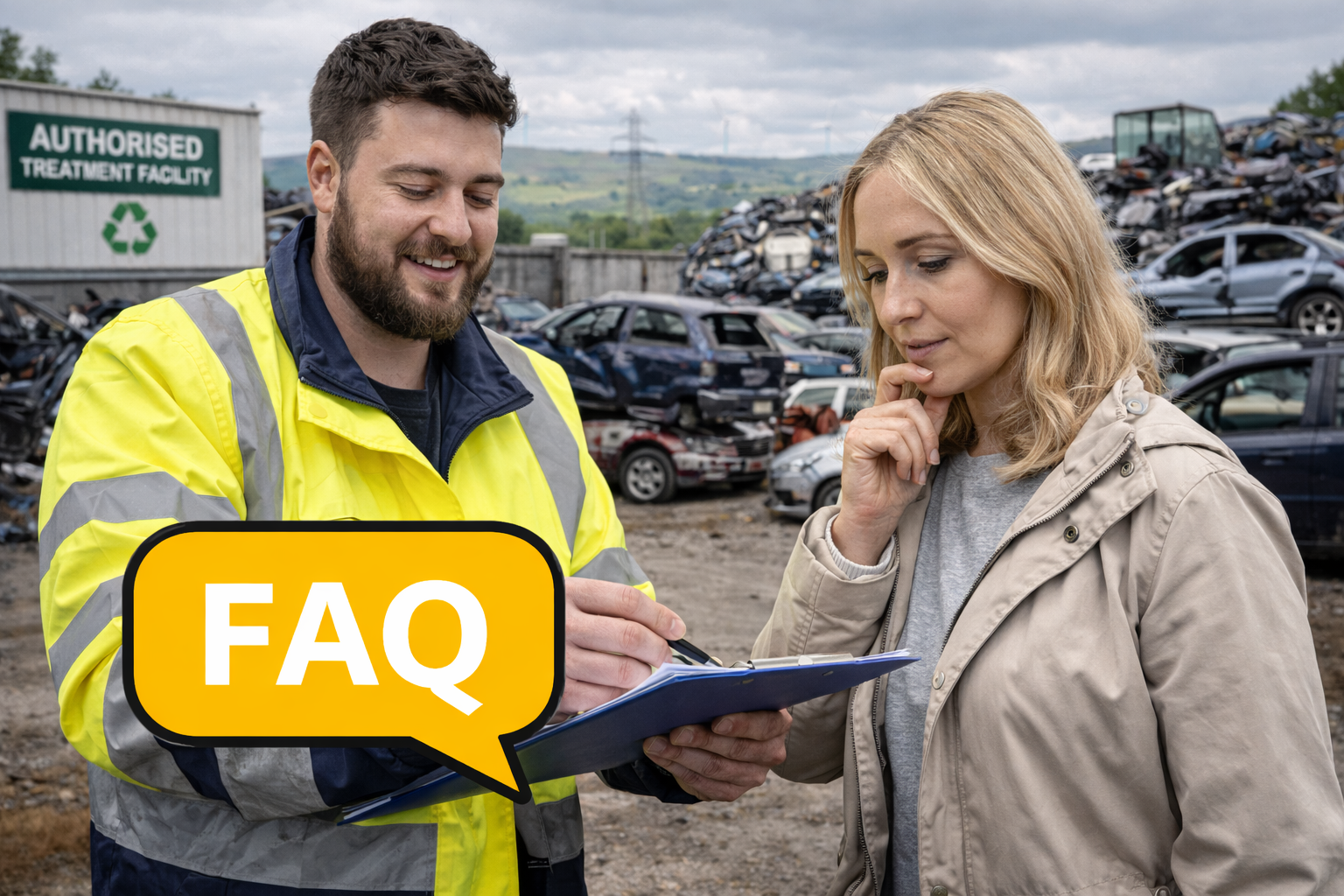Scrap car FAQs and advice in Batley
